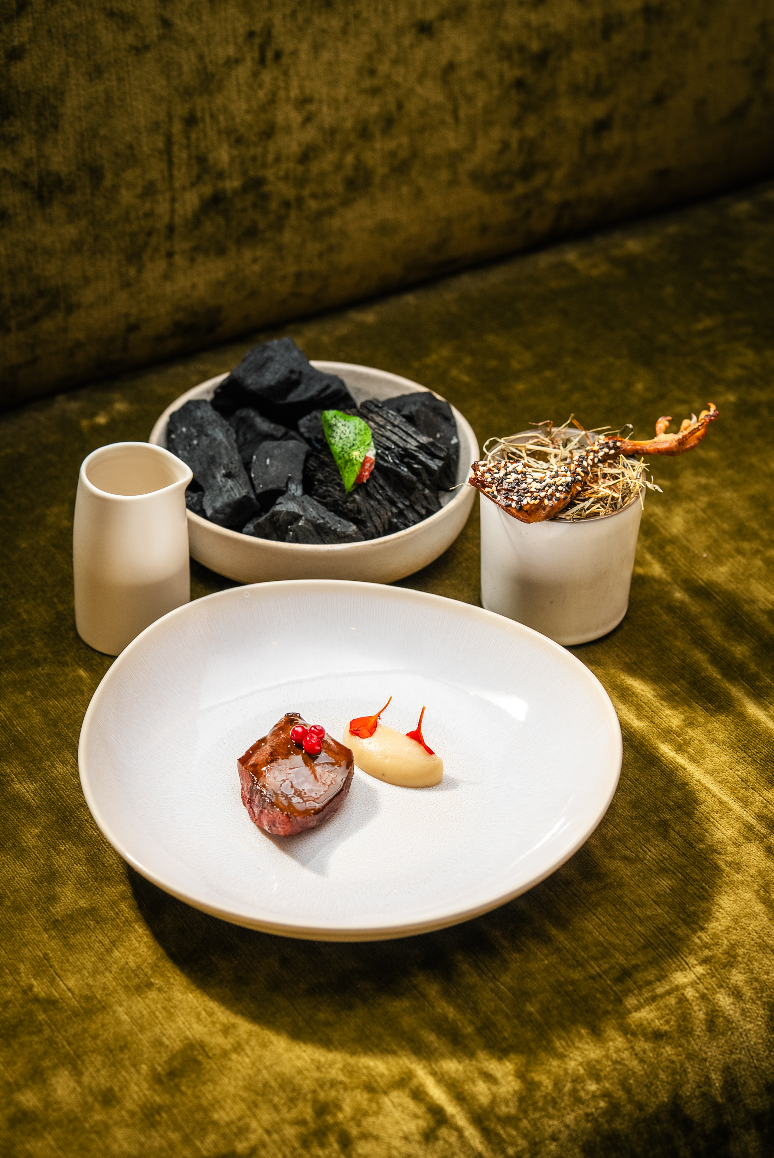 Création culinaire d'un chef invité