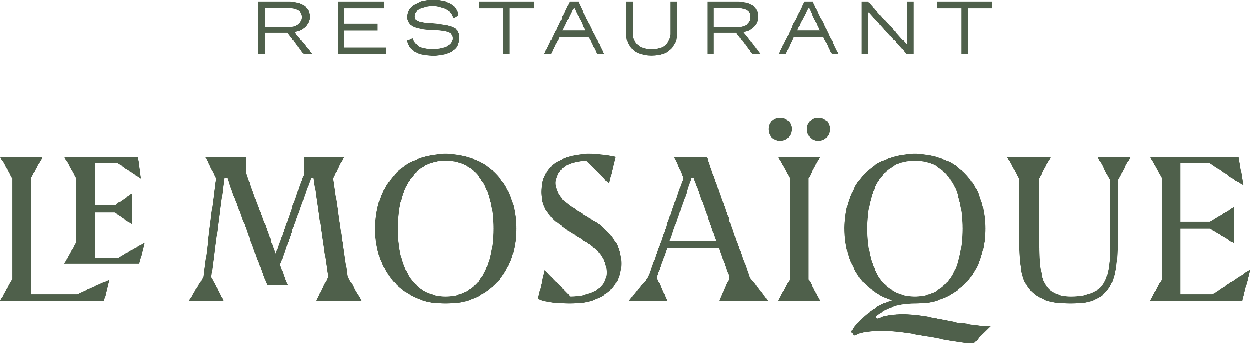 RESTAURANT LE MOSAiQUE Logotype 1